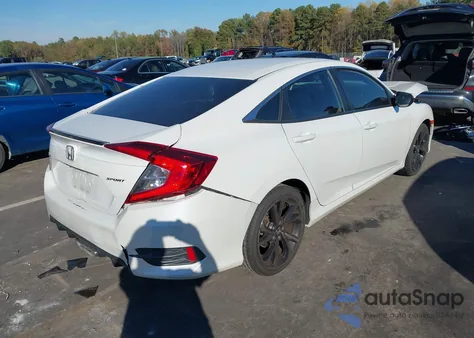 2020 Honda Civic Sport from USA, damaged, VIN 2HGFC2F84L8572197